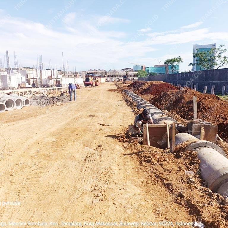 Project Saluran Drainase Pipa Beton Bertulang (RCP) - The Rolling Hills Tanjung Bunga